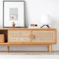 طاولة تلفاز بنمط بوهيمي