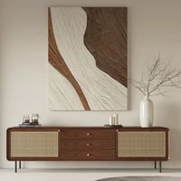 طاولة تلفاز تصميم ريفي