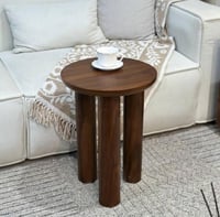 طاولة خدمة قشرة جوز الهند