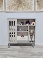 ركن كوفي شكل حصري رصاصي