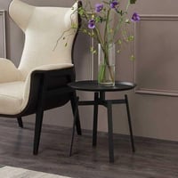 طاولة جانبية معدنية اسود