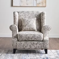 كرسي قماشي بمساند ذراعين- بوتانيكال