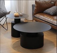 طاولة قهوة صاج اسود فخم