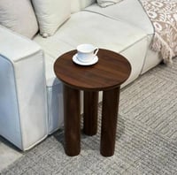 طاولة خدمة قشرة جوز الهند