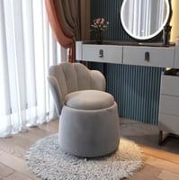 كرسي تسريحة بتخزين مخفي