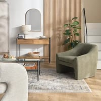 كرسي قماش بمساند ذراعين - تولين