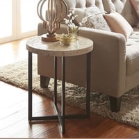 طاولة خدمة بسطح رخام