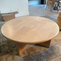 طاولة القهوه ذات الطراز الخشبى