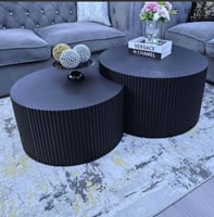 طاولة قهوة خشب اسود