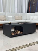 منقل بكس ديكور صاج لون اسود