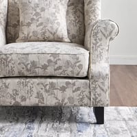 كرسي قماشي بمساند ذراعين- بوتانيكال