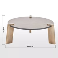 طاولة قهوة بسطح سيراميك