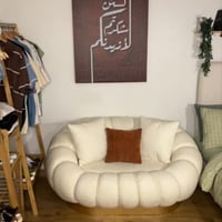 كنبه الغيمه للاسترخاء بوكليه شكل قوقعه عصريه