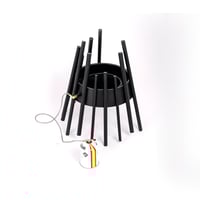 منقل شوي غاز وحطب