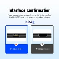 USB صغير إلى USB كابل بيانات سريع ،