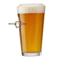 بن شوت - كوب زجاج شفاف يدوي الصنع