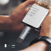 يوجرين - قارئ بطاقة الذاكرة بمنفذ ثنائي