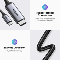 يوجرين - سلك بمنفذ USB-C إلى HDMI