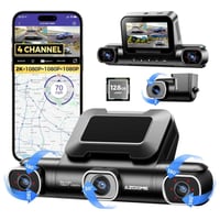 ازدوم داش كام 4 كاميرات M660 تصوير أمامي وخلفي وجا...