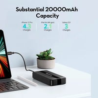 راف باور بطارية متنقلة 20000 الف ملي امبير منفذين...