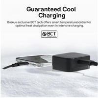 بيسوس شاحن جداري بمنفذ تايب سي بقوة 20 واط مع كيبل...