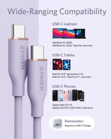 انكر سلك باور لاين فلو تايب سي الى تايب سي 1.8 م -...