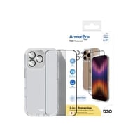 ارمور برو بكج 3 في 1 لاجهزة الايفون 16 برو - شفاف