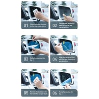 بيسوس ستيكر للمرآة الجانبية مقاوم للامطار عدد اثني...