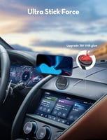 راف باور استاند جوال ماج سيف للسيارة - اسود