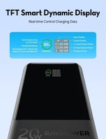 راف باور بطارية متنقلة بسعة 20000 ملي امبير بقوة 2...