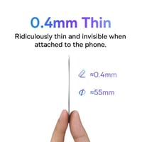 بيسوس حلقة معدنية مغناطيسية هالو للايفون - فضي