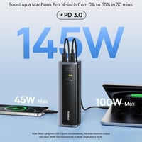 بيسوس بطارية متنقلة EnerGeek GP12 سعة 20800 مع شاش...