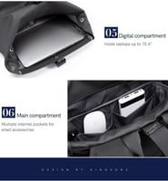 كينجسون شنطة ظهر - اسود