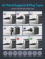 راف باور فيش سفر متعدد المداخل بقوة 25 واط