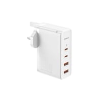 بيسوس شاحن جداري منفذين تايب سي و منفذين يو اس بي...