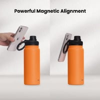 دريب حافظة سوائل ستانلس ستيل مقاومة للصداء مع ماج...