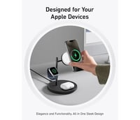 انكر منصة شحن ماج جو وايرليس بقوة 15 واط 3 في 1 لل...