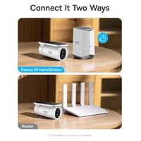 بيسوس كاميرا مراقبة خارجية S1 بدقة 2K تعمل بالطاقة...