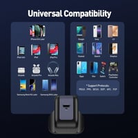 جودا شاحن جداري بقوة 20 واط بمنفذ تايب سي - اسود