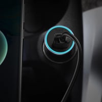 بيسوس شاحن سيارة Golden Contactor Pro بمنفذين تايب...