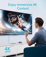 انكر سلك تايب سي الي HDMI بطول 1,8 م - أسود