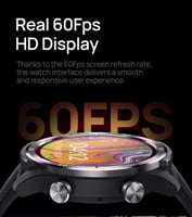 ميبرو ساعة ذكية A3 - رمادي غامق