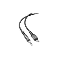 كيبل AceFast لايتنينق الى AUX - اسود