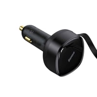 بيسوس شاحن سيارة Enjoyment قابل للسحب 2 في 1 C+L 3...