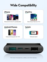 راف باور منصة 4 بطاريات بسعة 10000 ملي امبير شحن و...