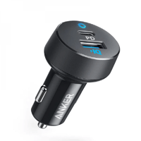 انكر شاحن سيارة باور درايف كلاسيك 30 واط بمنفذين ي...