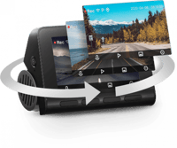 70mai داش كام كاميرا سيارة أمامية وخلفية A800S-1 ب...