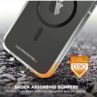 ارمر برو كفر حماية شفاف للايفون 15 ماق سيف ازرق