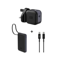 جودا بكج بطارية 10 الاف ملي امبير مع كيبل مدمج + ف...