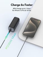 راف باور بطارية بسعة 10000 ملي امبير بقوة 30 واط ب...